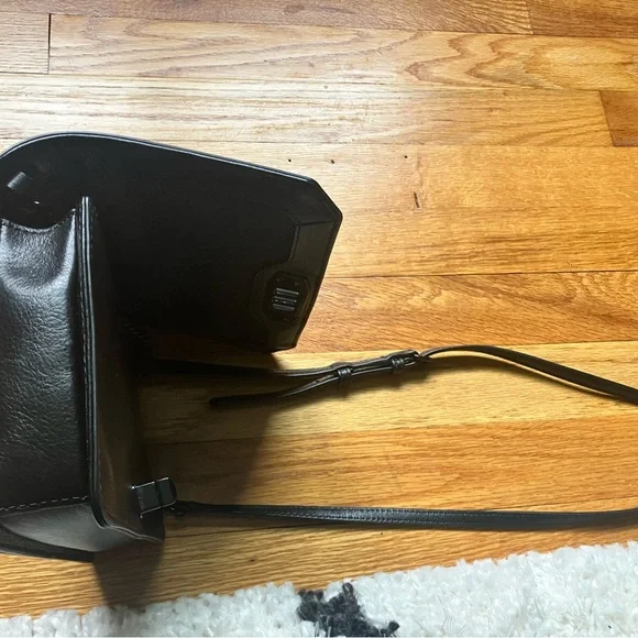 New NWT Rebecca Minkoff chevron quilted small Love crossbody black bag purse - Picture 6 of 16